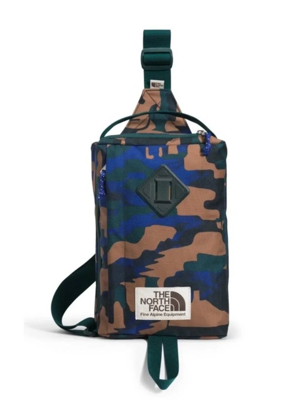 The North Face Camo Berkeley sling crossbody bag Yosemite Bay Dome gorpcore